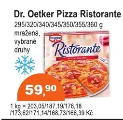 COOP DISKONT Dr. Oetker Pizza Ristorante nabídka
