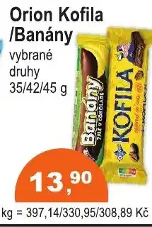 COOP DISKONT Orion Kofila /Banány nabídka