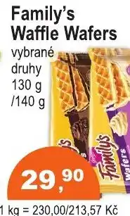 COOP DISKONT Family's Waffle Wafers nabídka