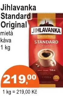 COOP DISKONT Jihlavanka Standard Original mletá káva nabídka