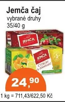 COOP DISKONT Jemča čaj nabídka