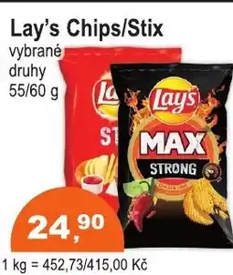 COOP DISKONT Lay's Chips/Stix nabídka