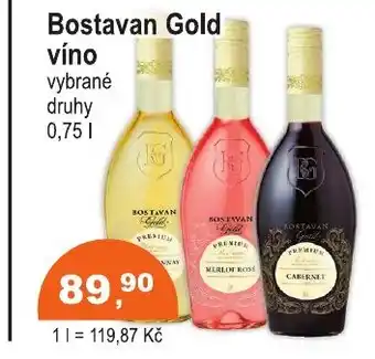 Bostavan Gold víno