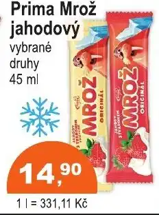 COOP DISKONT Prima Mrož jahodový nabídka