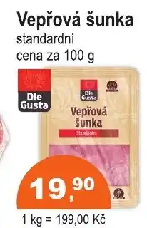 COOP DISKONT Vepřová šunka nabídka