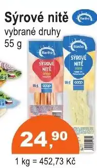 COOP DISKONT Ranko Sýrové nitě nabídka