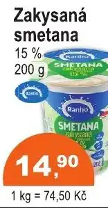 COOP DISKONT Ranko Zakysaná smetana 15% nabídka