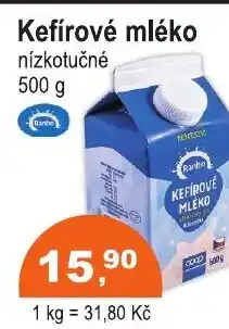 COOP DISKONT Ranko Kefírové mléko nízkotučné nabídka
