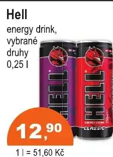 COOP DISKONT Hell energy drink nabídka