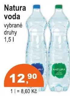 COOP DISKONT Natura voda nabídka