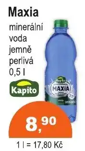COOP DISKONT Maxia minerální voda nabídka