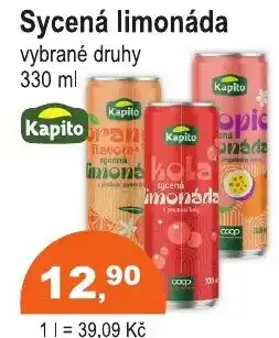 COOP DISKONT Sycená limonáda nabídka