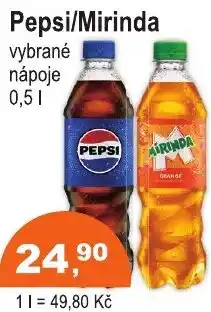COOP DISKONT Pepsi/Mirinda nabídka