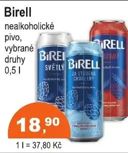 COOP DISKONT Birell nealkoholické pivo nabídka