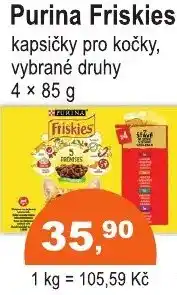 COOP DISKONT Purina Friskies kapsičky pro kočky nabídka