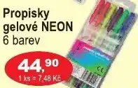 COOP DISKONT Propisky gelové NEON nabídka