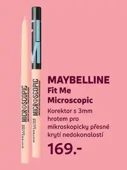 Rossmann MAYBELLINE Fit Me Microscopic nabídka