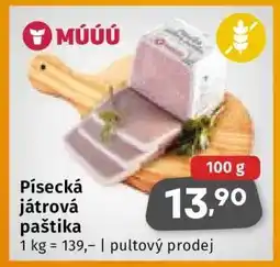 Coop Písecká játrová paštika nabídka