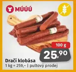 Coop Dračí klobása nabídka