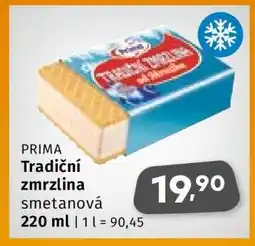 Coop Prima Tradiční Zmrzlina nabídka