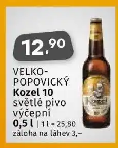 Coop Velkopopovický Kozel 10 nabídka