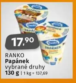 Coop RANKO Papánek nabídka
