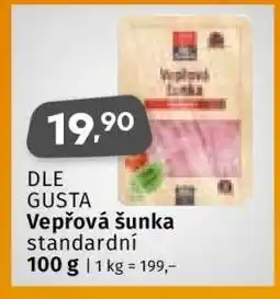 Coop Dle Gusta Vepřová šunka nabídka