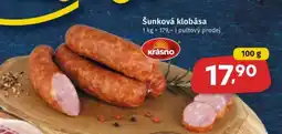 Coop Šunková klobása nabídka