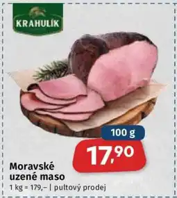 Coop Krahulík Moravské uzené maso nabídka