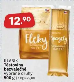 Coop KLASIK Těstoviny bezvaječné nabídka