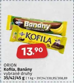 Coop ORION KOFILA/ BANÁNY nabídka