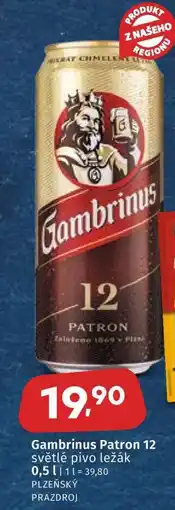 Coop Gambrinus Patron 12 nabídka