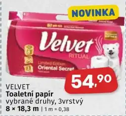 Coop Velvet nabídka