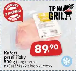Coop Kuřecí prsní řízky nabídka