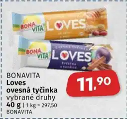 Coop Bonavita LOVES Ovesná tyčinka nabídka