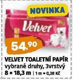Coop Velvet Toaletní papír nabídka