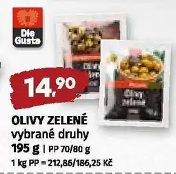 Coop OLIVY ZELENÉ nabídka