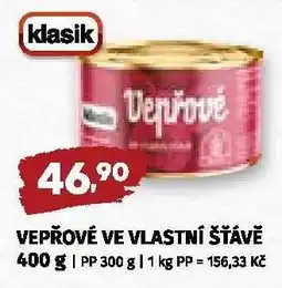 Coop Klasik nabídka