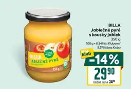 Billa BILLA Jablečné pyré s kousky jablek nabídka
