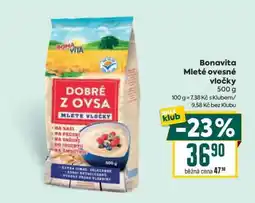 Billa Bonavita Mleté ovesné vločky nabídka
