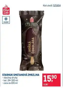 Makro STARNUK SMETANOVÁ ZMRZLINA nabídka