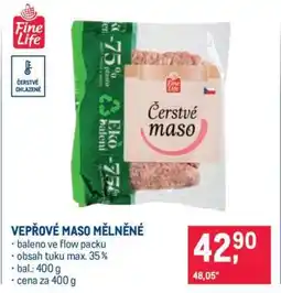 Makro Vepřové maso mělněné nabídka