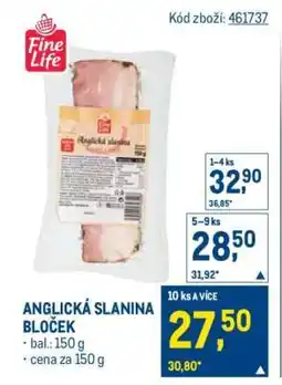 Makro ANGLICKÁ SLANINA BLOČEK nabídka