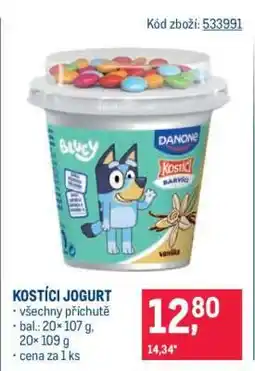 Makro Kostíci jogurt nabídka