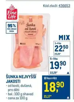 Makro Šunka nejvyšší jakosti nabídka