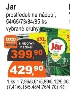 COOP DISKONT Jar prostředek na nádobí nabídka