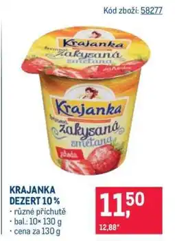 Makro Krajanka dezert 10 % nabídka