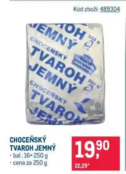 Makro Choceňský tvaroh jemný nabídka