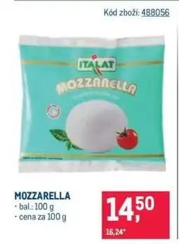 Makro Mozzarella nabídka