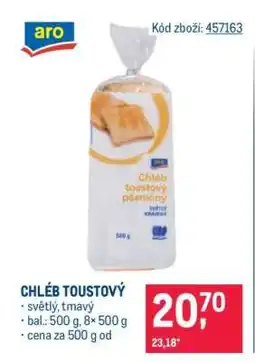 Makro Chléb toustový nabídka
